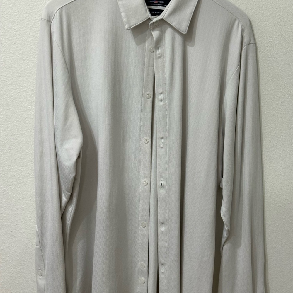Mizzen+Main White Casual Button Down Shirt -see pictures